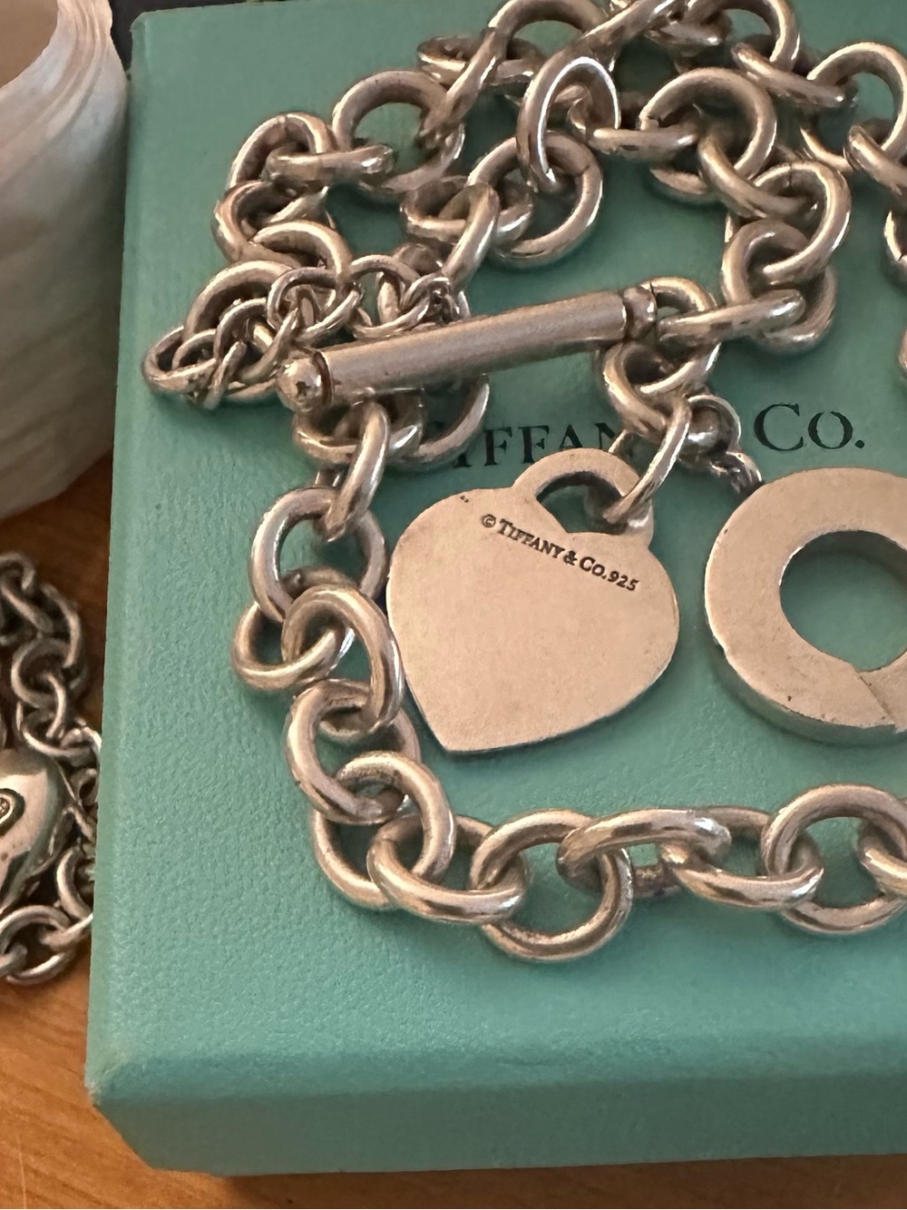 Tiffany & Co. Silver Heart Toggle (Return To Sender) Necklace - Picture 5 of 8